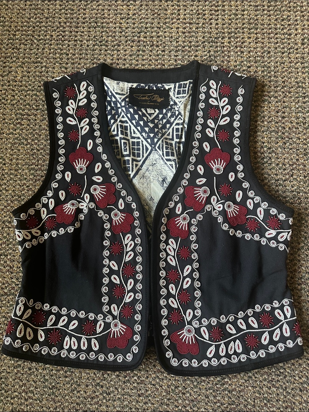 Tasha Polizzi beaded vest